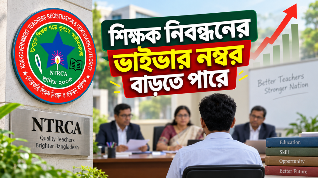 ১৯তম শিক্ষক নিবন্ধনে ভাইভার নম্বর ২০ থেকে ৩০ হতে পারে